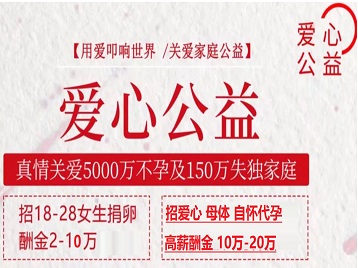 马龙捐卵助孕生子 爱心志愿者招募